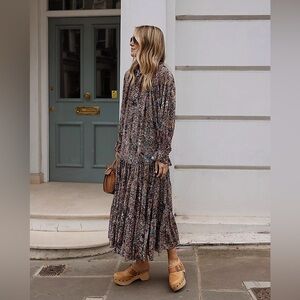 🆕 Free People Feeling Groovy Maxi Dress | Orchid Combo